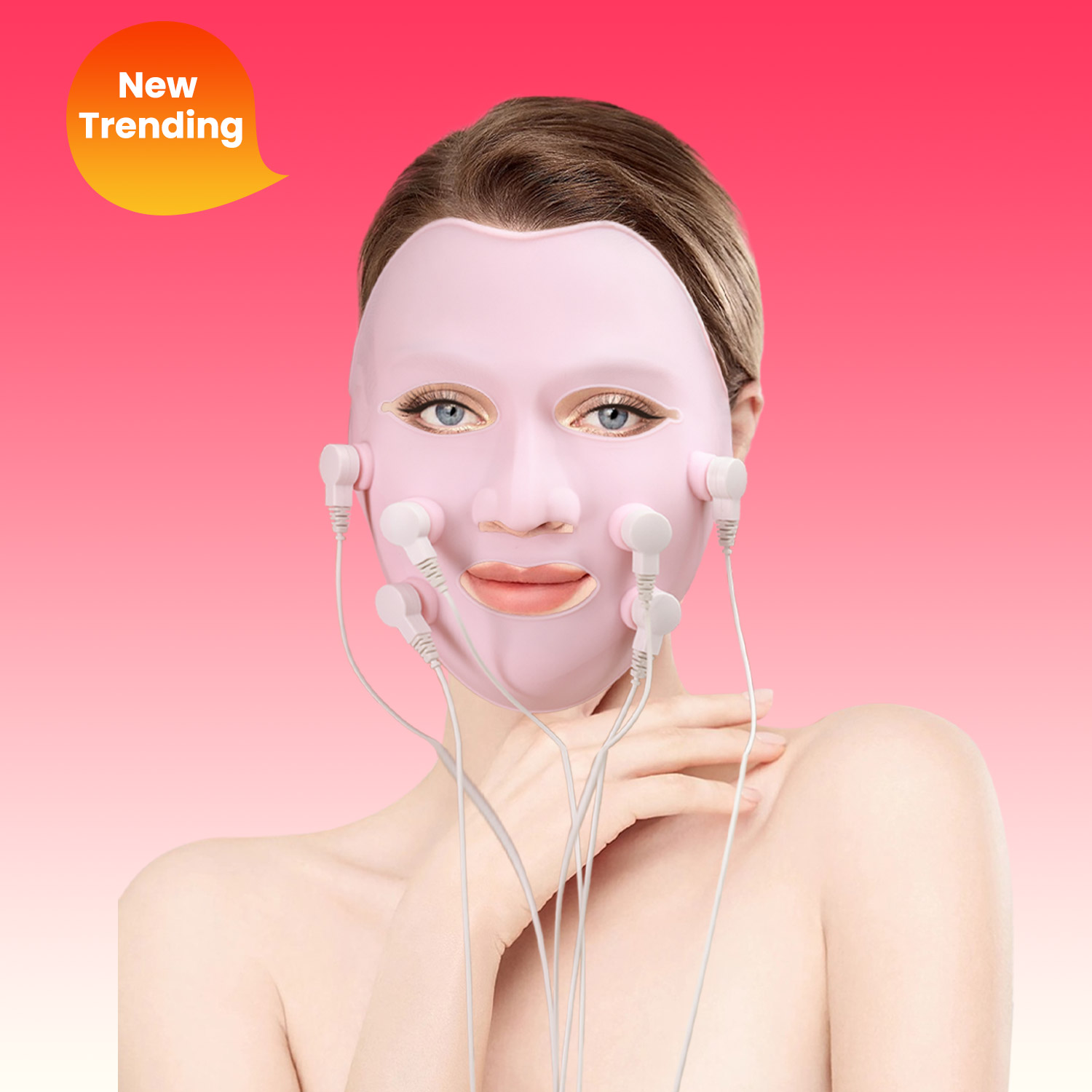 RED LED THERAPY ELECTRIC MASSAGER MASK