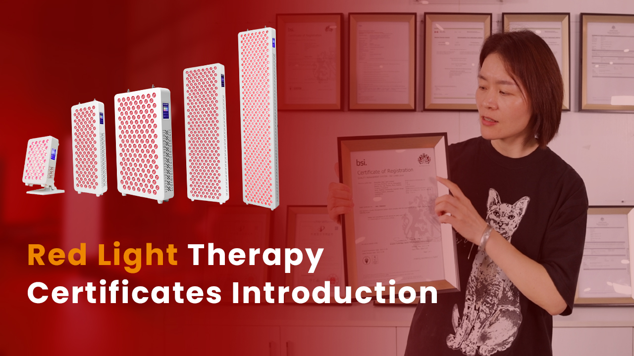 Red Light Therapy Certificates Introduction