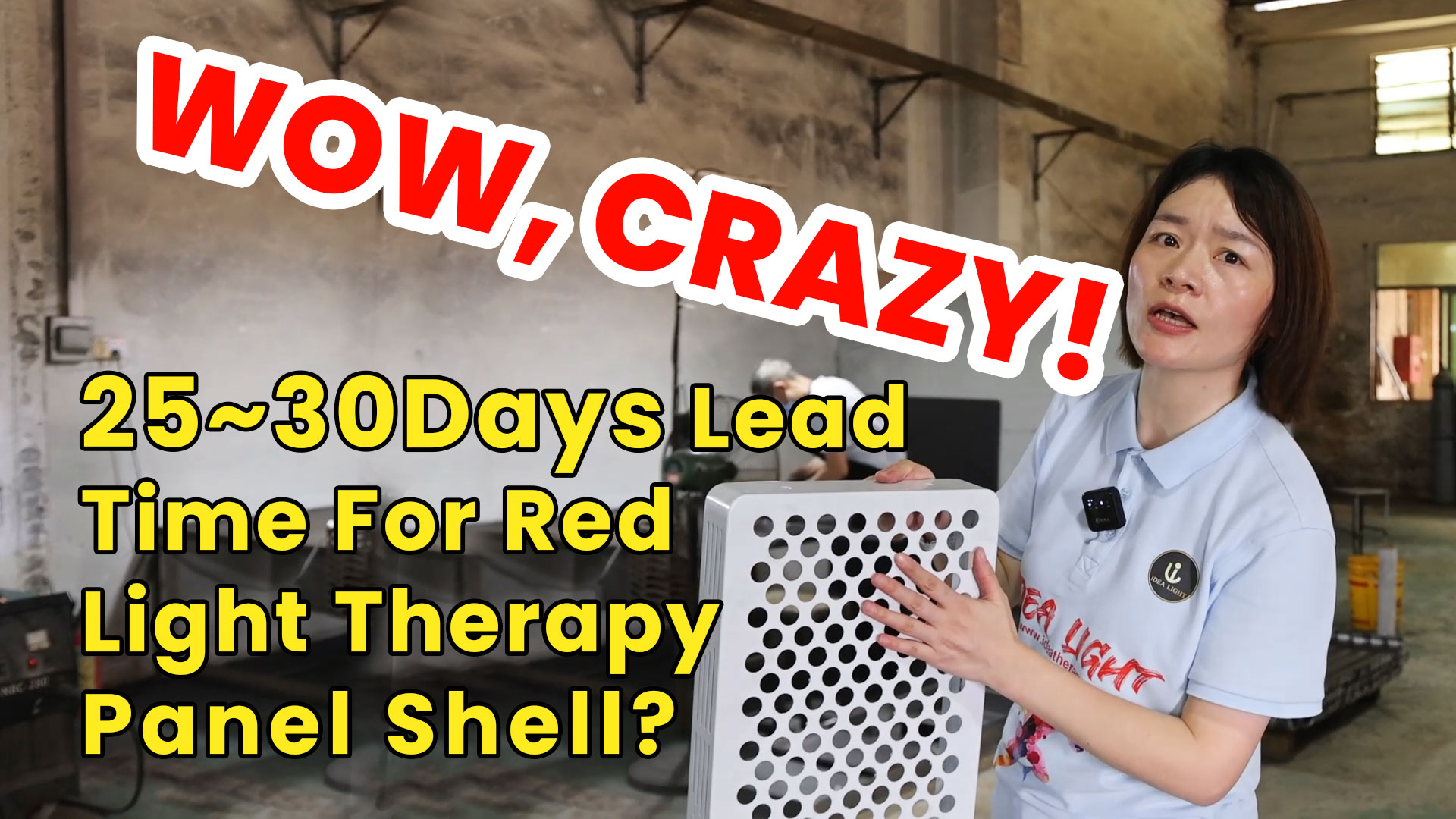 Come on！ Let's go to visit a red light therapy shell factory