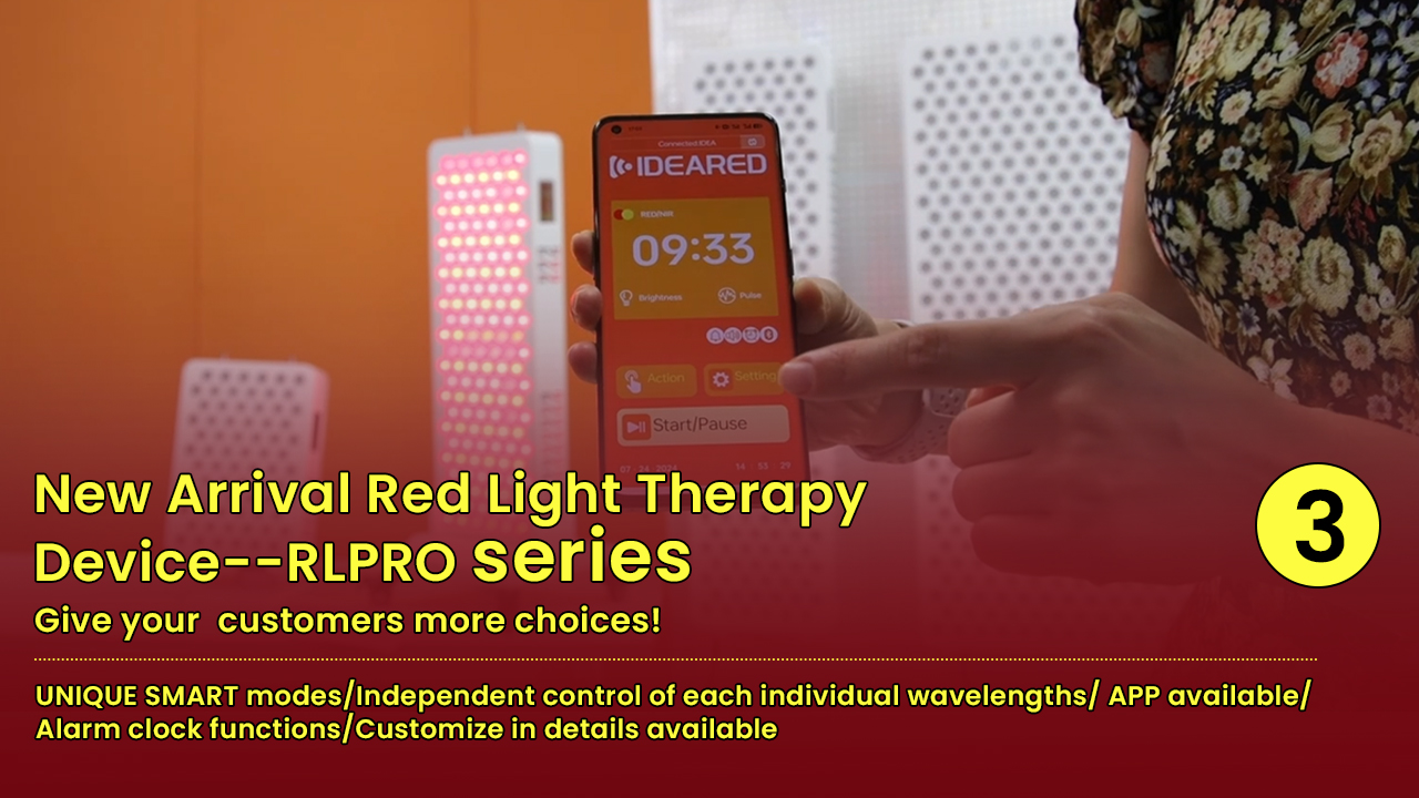 New Arrival Red Light Therapy Device--RLPRO series-- Give your  customers more choices!