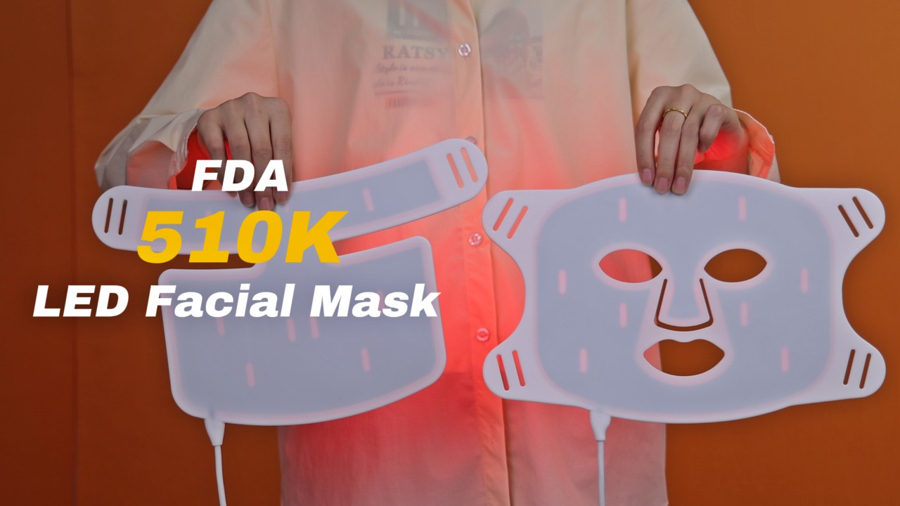 Red light therapy：LED Facial Mask  510K certified  K233114